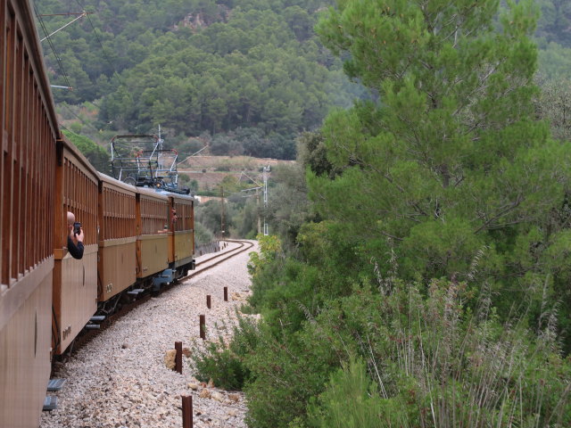 Ferrocarril de S&oacute;ller zwischen Bunyola und T&uacute;nel Major (14. Nov.)