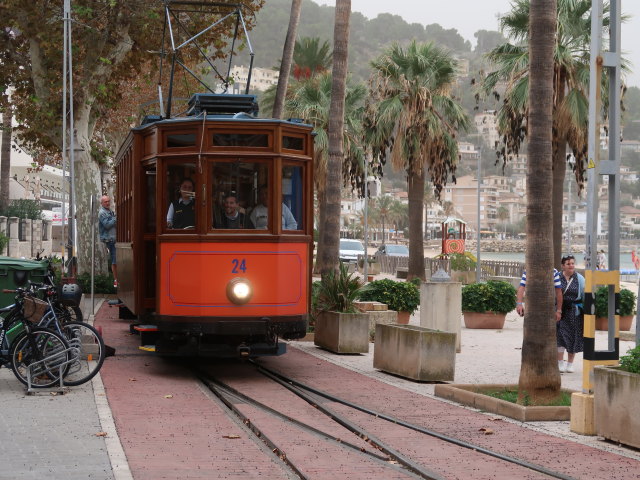 Tramvia de S&oacute;ller in Port de S&oacute;ller (14. Nov.)