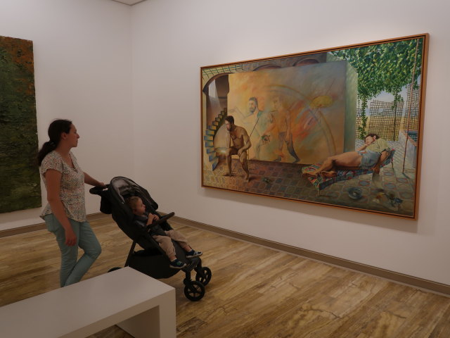 Sabine und Nils im Museu Fundaci&oacute;n Juan March in Palma (14. Nov.)