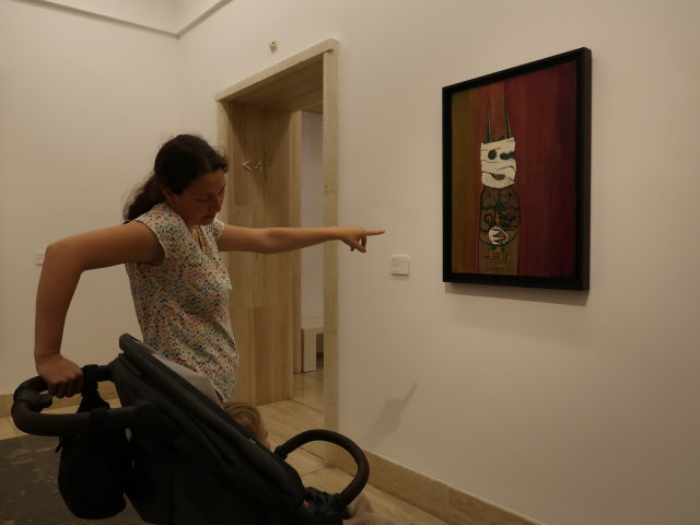 Sabine und Nils im Museu Fundaci&oacute;n Juan March in Palma (14. Nov.)