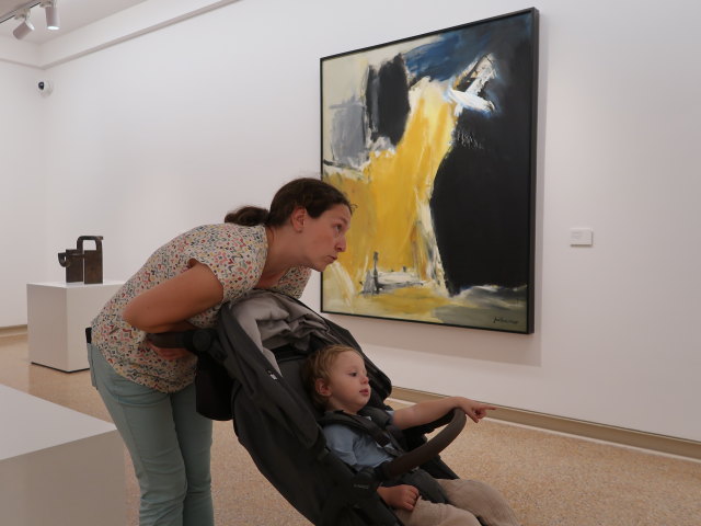 Sabine und Nils im Museu Fundaci&oacute;n Juan March in Palma (14. Nov.)