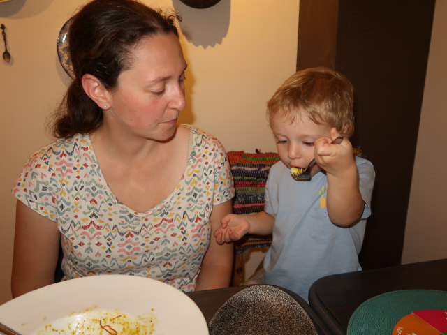 Sabine und Nils im Restaurant Wine & Food in Palma (14. Nov.)