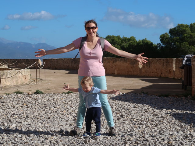 Nils und Sabine im Castell de Bellver in Palma (15. Nov.)