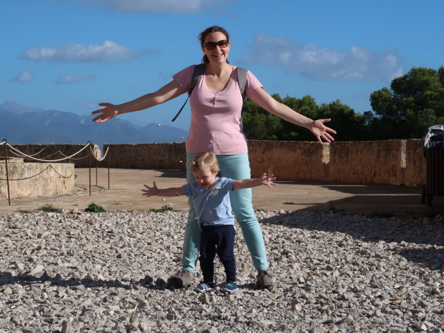 Nils und Sabine im Castell de Bellver in Palma (15. Nov.)