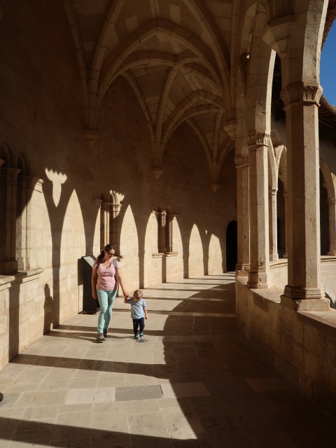 Sabine und Nils im Castell de Bellver in Palma (15. Nov.)