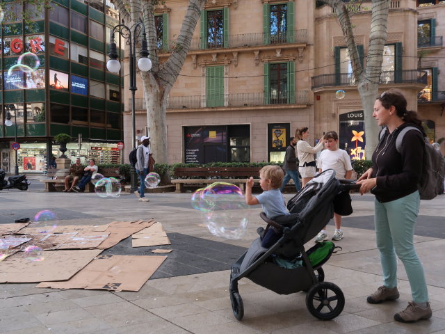 Nils und Sabine in der Passeig des Born in Palma (15. Nov.)