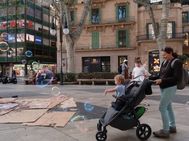 Nils und Sabine in der Passeig des Born in Palma (15. Nov.)