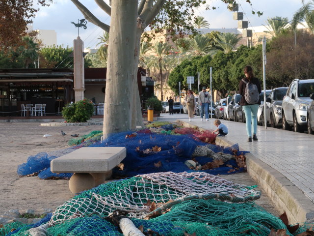 Nils und Sabine in der Carrer del Moll in Palma (15. Nov.)
