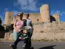 Sabine, Nils und ich beim Castell de Bellver in Palma (15. Nov.)