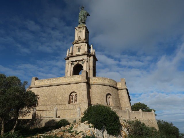 El monument a Crist Rei im Santuari de Sant Salvador de Felanitx (18. Nov.)