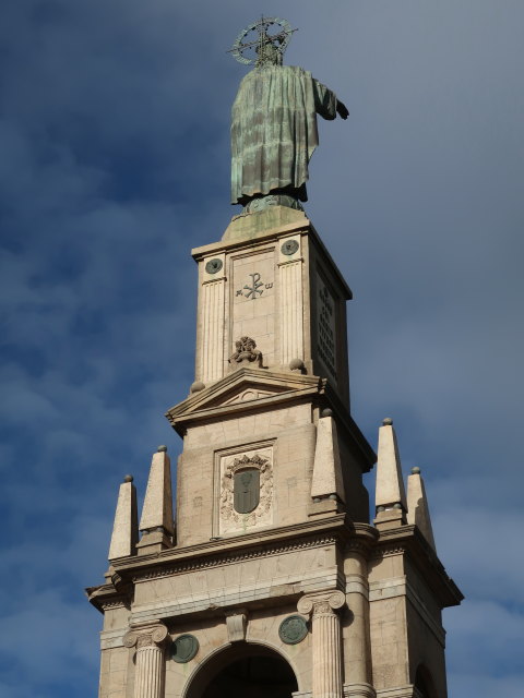 El monument a Crist Rei im Santuari de Sant Salvador de Felanitx (18. Nov.)
