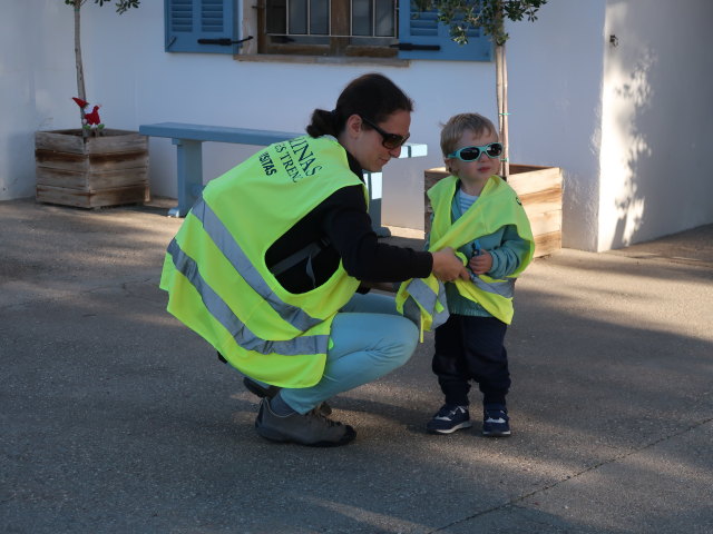 Sabine und Nils in den Salinas d'Es Trenc (19. Nov.)