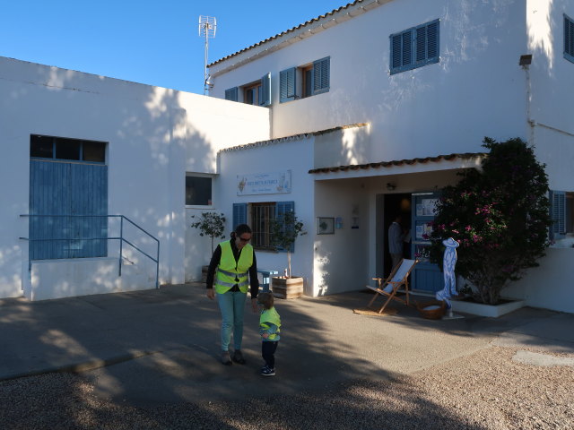 Sabine und Nils in den Salinas d'Es Trenc (19. Nov.)