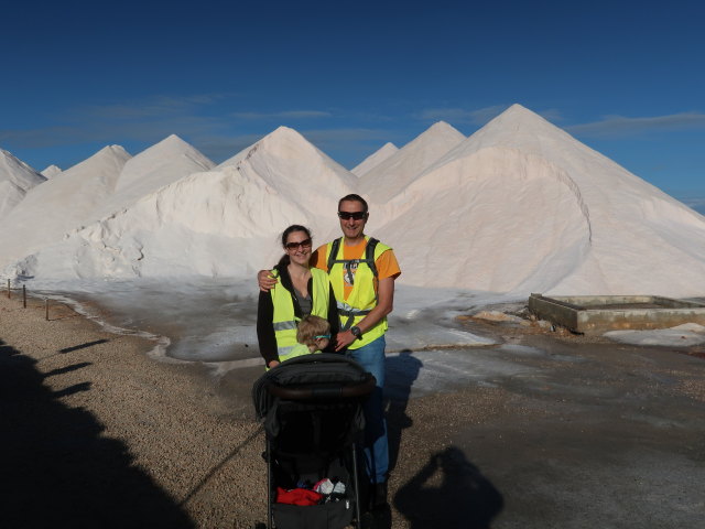 Sabine, Nils und ich in den Salinas d'Es Trenc (19. Nov.)