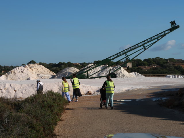 Sabine in den Salinas d'Es Trenc (19. Nov.)