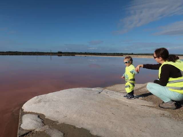 Nils und Sabine in den Salinas d'Es Trenc (19. Nov.)