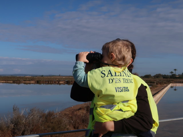 Nils und Sabine in den Salinas d'Es Trenc (19. Nov.)