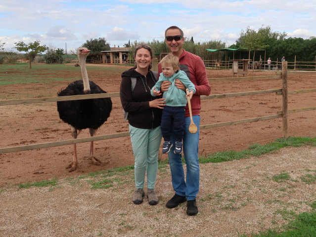 Sabine, Nils und ich in Artestruz (19. Nov.)