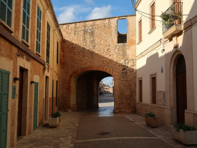 Carrer del Centre in Santany&iacute; (19. Nov.)