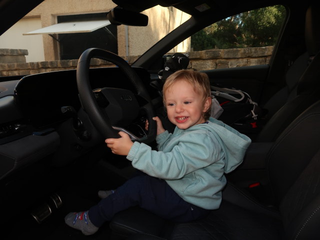 Nils in der Carrer Magallanes in Cala Figuera (19. Nov.)