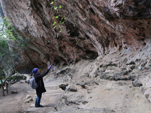 Sabine im Reserva Park Puig de Galatz&oacute; (22. Nov.)