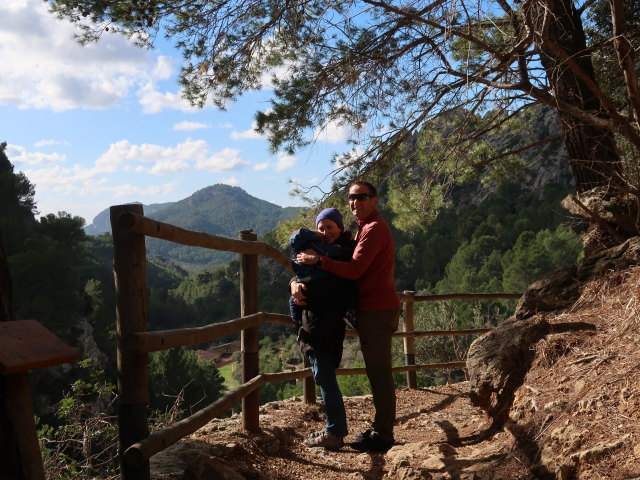 Nils, Sabine und ich im Reserva Park Puig de Galatz&oacute; (22. Nov.)