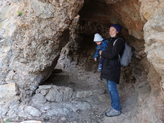 Nils und Sabine im Reserva Park Puig de Galatz&oacute; (22. Nov.)