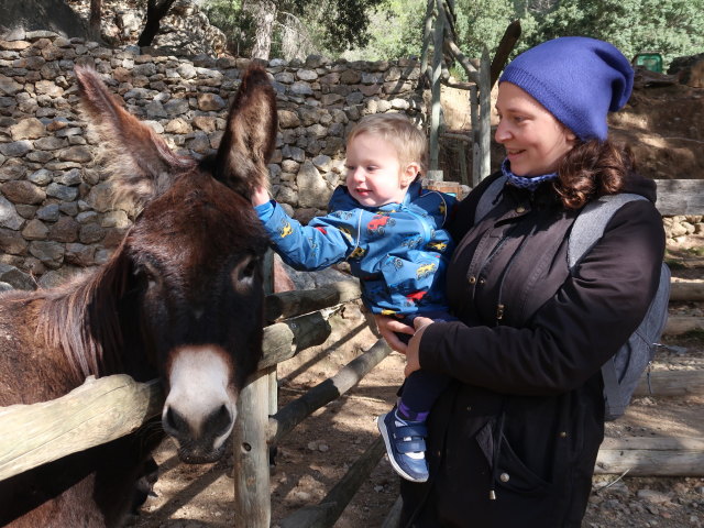 Nils und Sabine im Reserva Park Puig de Galatz&oacute; (22. Nov.)