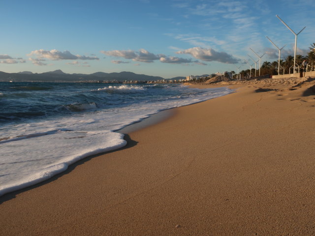Platja de s'Arenal in Palma (22. Nov.)
