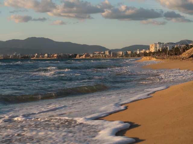 Platja de s'Arenal in Palma (22. Nov.)