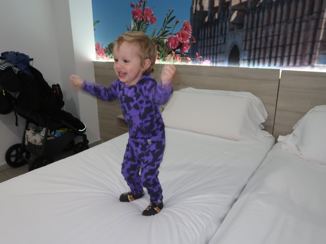 Nils im Hotel Nura Boreal in Palma (22. Nov.)