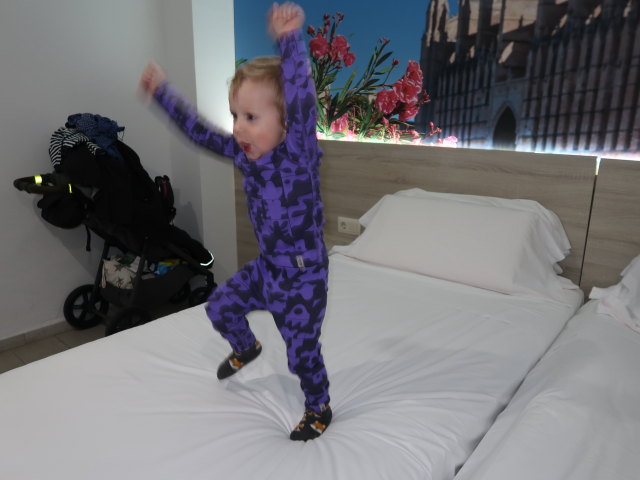 Nils im Hotel Nura Boreal in Palma (22. Nov.)