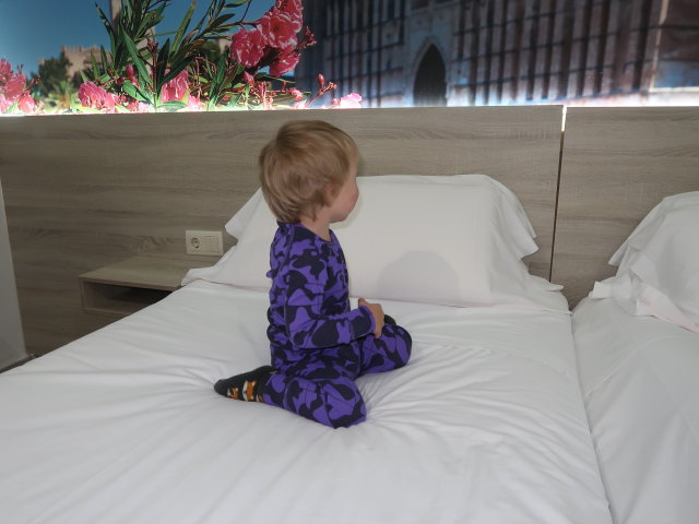 Nils im Hotel Nura Boreal in Palma (22. Nov.)