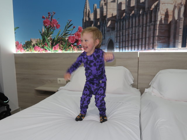 Nils im Hotel Nura Boreal in Palma (22. Nov.)