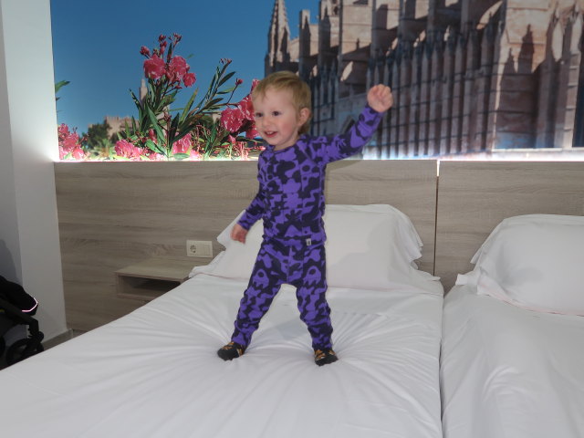 Nils im Hotel Nura Boreal in Palma (22. Nov.)