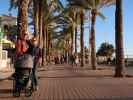 Ich und Sabine in der Carretera de l'Arenal in Palma (22. Nov.)