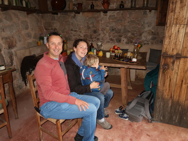 Ich, Sabine und Nils in der Finca Son Moragues (24. Nov.)