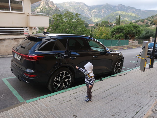 Nils in der Carrer de les Vinyetes in Bunyola (25. Nov.)