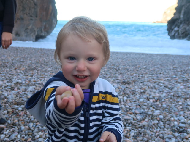 Nils am Platja de Torrent de Pareis (26. Nov.)