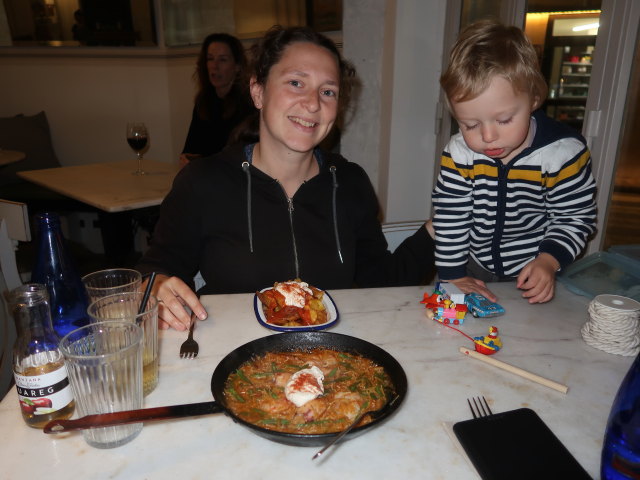 Sabine und Nils im Restaurant Ca'n Mir 1945 in Pollen&ccedil;a (27. Nov.)