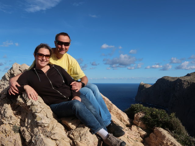 Sabine und ich am Mirador del Rac&oacute; d'en Tom&agrave;s (28. Nov.)