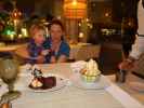 Nils und Sabine im Restaurant La Piazzetta in Port d'Andratx (24. Nov.)