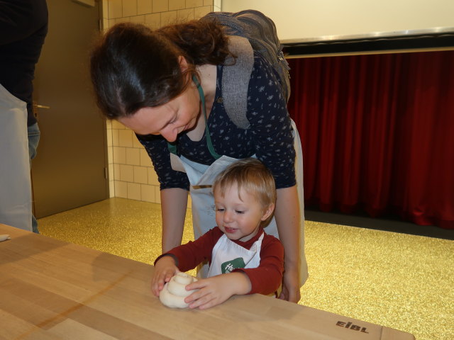Sabine und Nils in der Goldenen Backstube