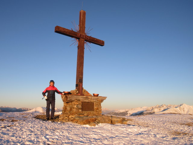 Ich am Sch&ouml;nj&ouml;chl, 2.491 m (14. Dez.)