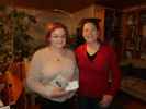Brigitte und Sabine im Haus meiner Eltern (24. Dez.)