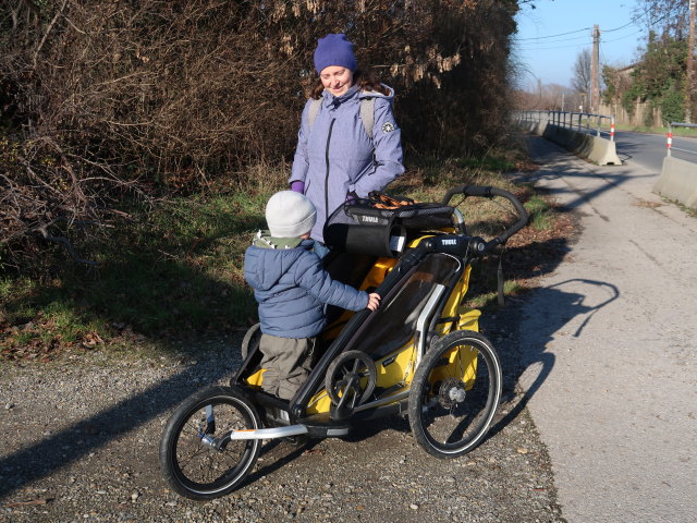 Nils und Sabine am Friedhofsweg