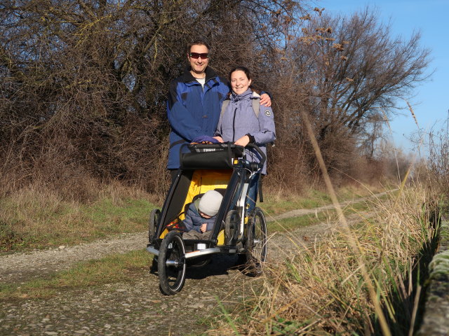 Ich, Nils und Sabine zwischen S&uuml;&szlig;enbrunn und Breitenlee