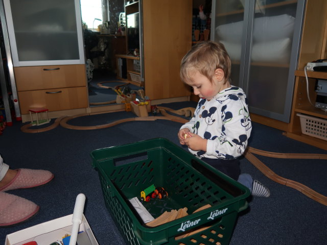 Nils im Haus meiner Eltern