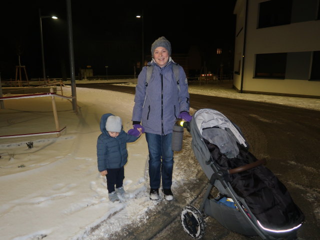 Nils und Sabine am S&uuml;&szlig;enbrunner Platz