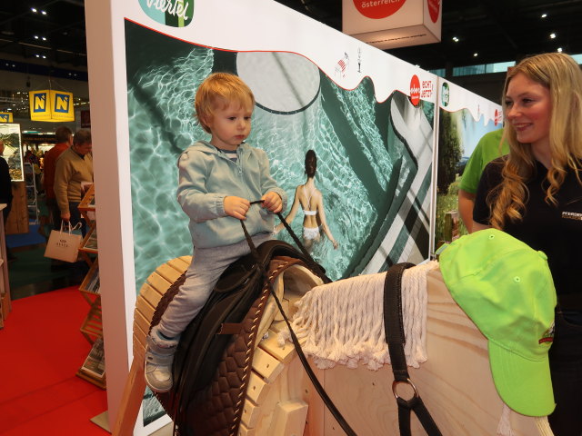 Nils auf der Ferien-Messe Wien